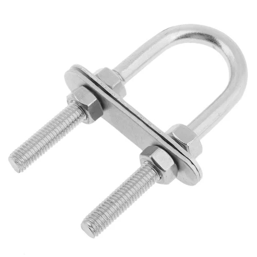 6 mm Silver Stainless Steel U Bolt