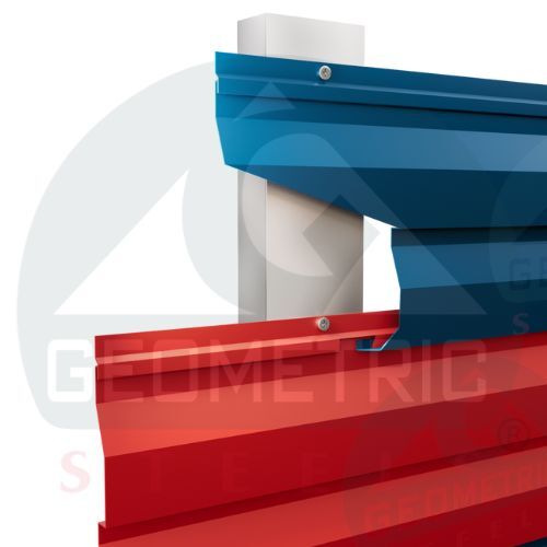H-zontal Span Horizontal Cladding Profile - Aluminum Alloy, 6x3 Feet, Color Coated, Rectangular Shape | Concealed Screw Fastening, Overlapping Joint System