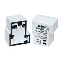 Leone L90csdc12v 30a Power Relay - White Color, 5-48v Rated Voltage, High Power Contact Load | Industrial Power Relay With 6-12 Month Warranty