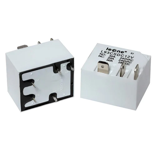 30A L93 Pcb Power Relay - Color: White