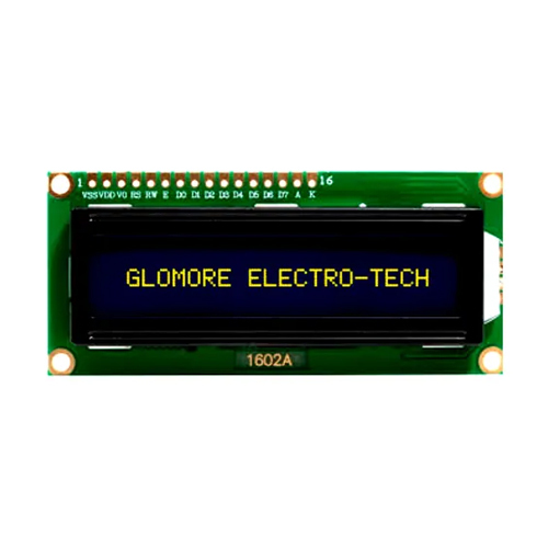 Glomore 16x2 Lcd Display - Lcd Monitor, 70mm Size, 0.25g Weight | Reliable For Desktop Applications, 1-year Warranty