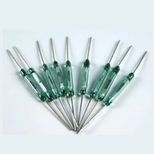 Silver Plated Reed Switch - Material: Glass