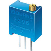 Trim Pots Bourns Resistor - Industrial-grade 8 Mm Blue Resistor | Manual Power Supply, Durable For Electronic Applications, 6-12 Month Warranty