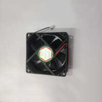 8025 12vdc Dc Fan - Plastic, 3 Inch Blade Diameter, Black Color, Wall Mounted, 7 Blades, >3000 RPM Speed, 12 Volt, 1-Year Warranty