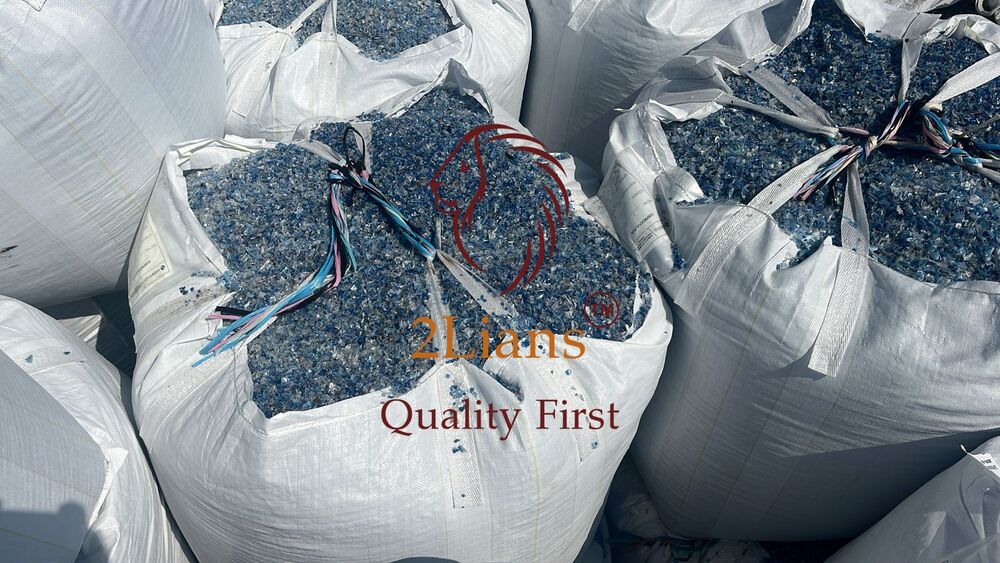 Pet Bottle Flakes - Hot Washed Sortex Rejection Blue And Transparent Colors | 400 Tons Of Recyclable Material For Sustainable Usage