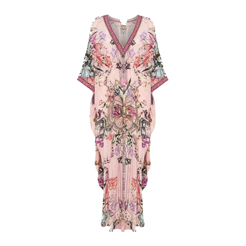 Ladies Viscose Digital Print Long Kaftan