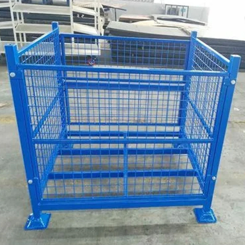 Wire Mesh Cage Trolley - Attributes: Durable