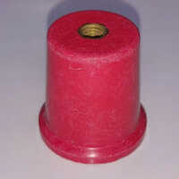 Dmc Conical Insulator - Porcelain, 40mm Size, 20mm Thickness, Rated Voltage 220v | Coated For Enhanced Durability, Ideal For Electrical Panels