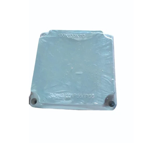 PVC Junction Box - 100x100x75mm | Durable White PVC, Powder Coated, IP65 Outdoor Protection