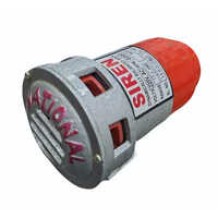 1hp Electric Siren - Color: Red