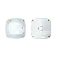 4x4 Inch Cctv Junction Box - High-quality Materials, 4 X 4 Inch, White/grey Color | Powder Coated, Ip33 Rating, Easy To Install