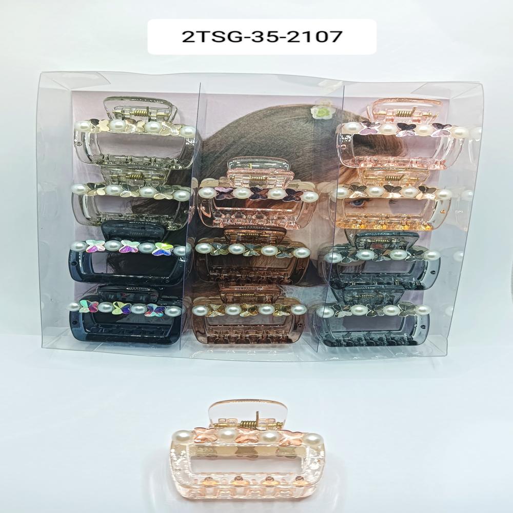 Designer Hair Clips - Black and Gold, Chic and Classic Design for Versatile Hairstyles, Secure Grip for All-Day Wear