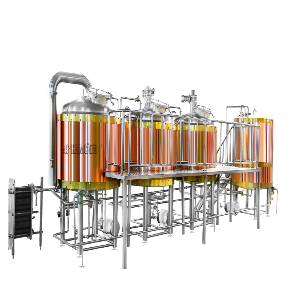 2000L 2 Vessel Copper Beer Brewing Equipment