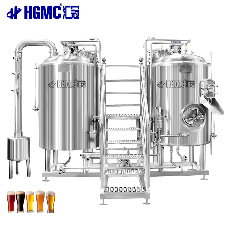 1000l 2 Vessel Beer Brewing Equipment - Automatic Grade: Automatic