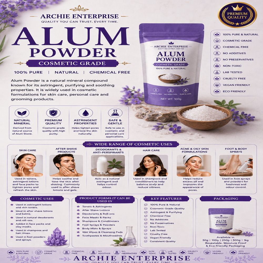 Alum Powder / Potassium Aluminium Sulfate
