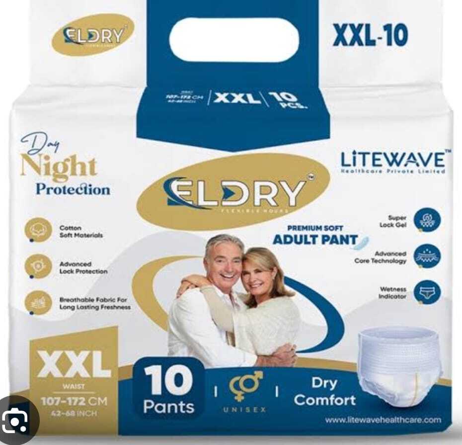 ELDRY ADULT DAIPERS XXL PANT