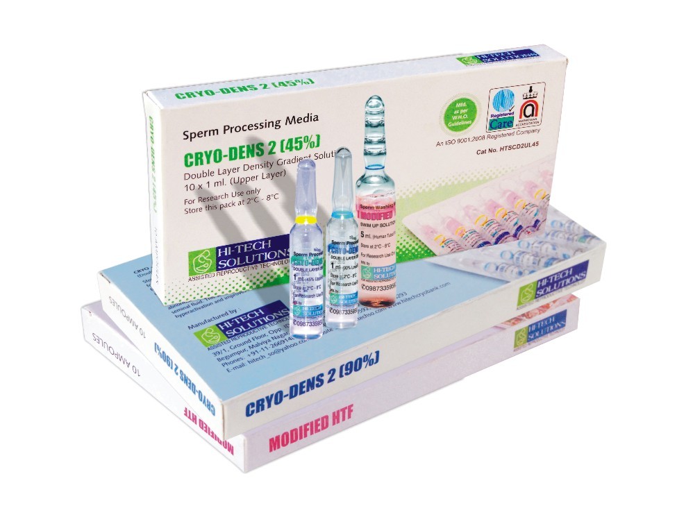 Cryo-dens 2 - Transparent Plastic Sperm Processing Media | New Condition, Manual Operating Type For Hospitals And Clinics
