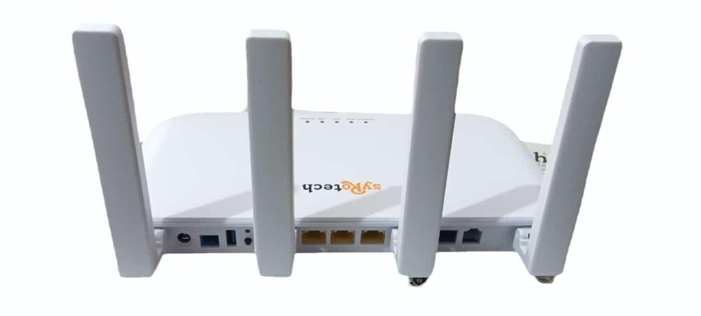 Sy-gpon-4010-ax3000 - Plastic, Standard Size | Dual-mode Xpon Device With 3000mbps Wifi 6, 2.5g Lan Port, And Qos Guarantees