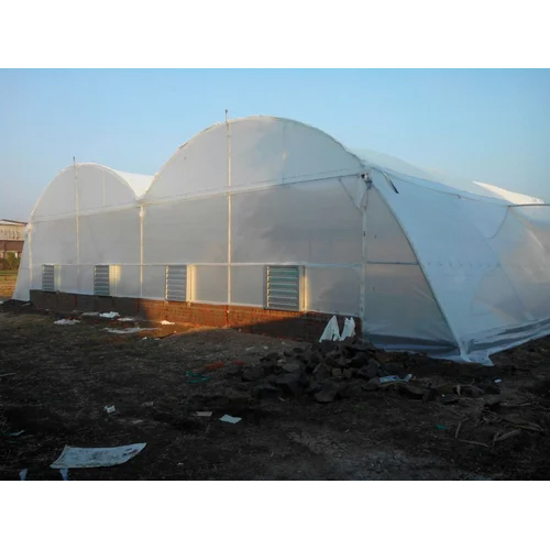 Prefabricated Greenhouse Structure - Steel Base, Large Size, Transparent PC Sheet Cover | Manual Monitoring System, Film Thickness 0.02 - 1 mm, Film Width 0.5 - 18 m