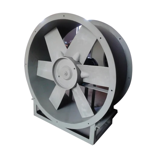 Tube Axial Fan - Aluminum Alloy Blades, 15 to 66 Inch Size | Silver Color, 110 to 380 Volt, 1400 to 3300 RPM Speed, Freestanding Installation