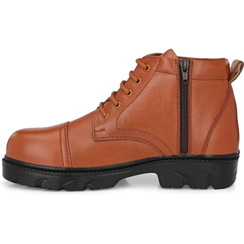 Dms Leather Police Shoes - Color: Brown