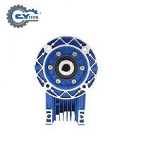CHENYUE NMRV 75 Worm Gearbox Reducer, Sliver Housing, Input 19/22/24/28 mm, Output 28 mm, 5:1 to 100:1 Ratios, Reliable Industrial Gearboxes, Maintenance Free Design