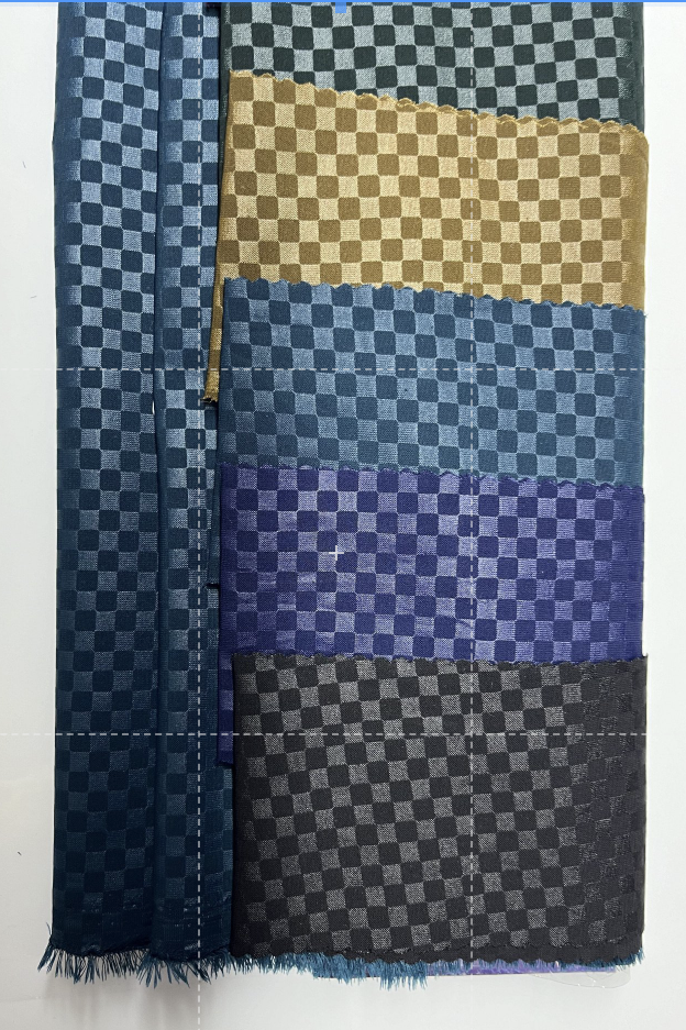 Fabric Punching Design Fabric - Dell Material, 36 Width, Multicolour - High Strength, Printed Texture, Textile Industry Use | Design No.vkt014de, Available Colors: Red, Mustard, Blue, Black