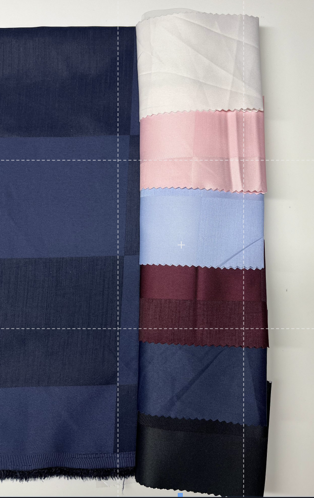 Polyester satin Dobby fabric
