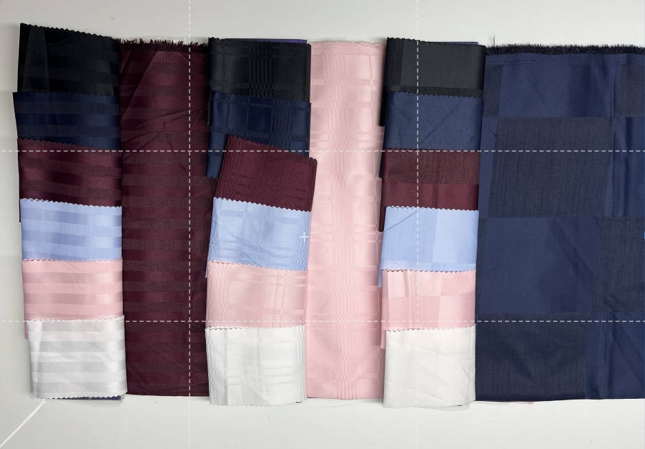Polyester satin Dobby fabric