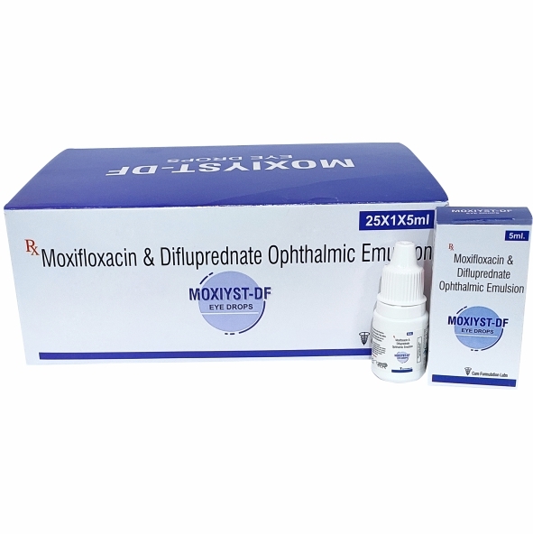 Moxifloxacin +  Difluprednate Ophthalmic solution