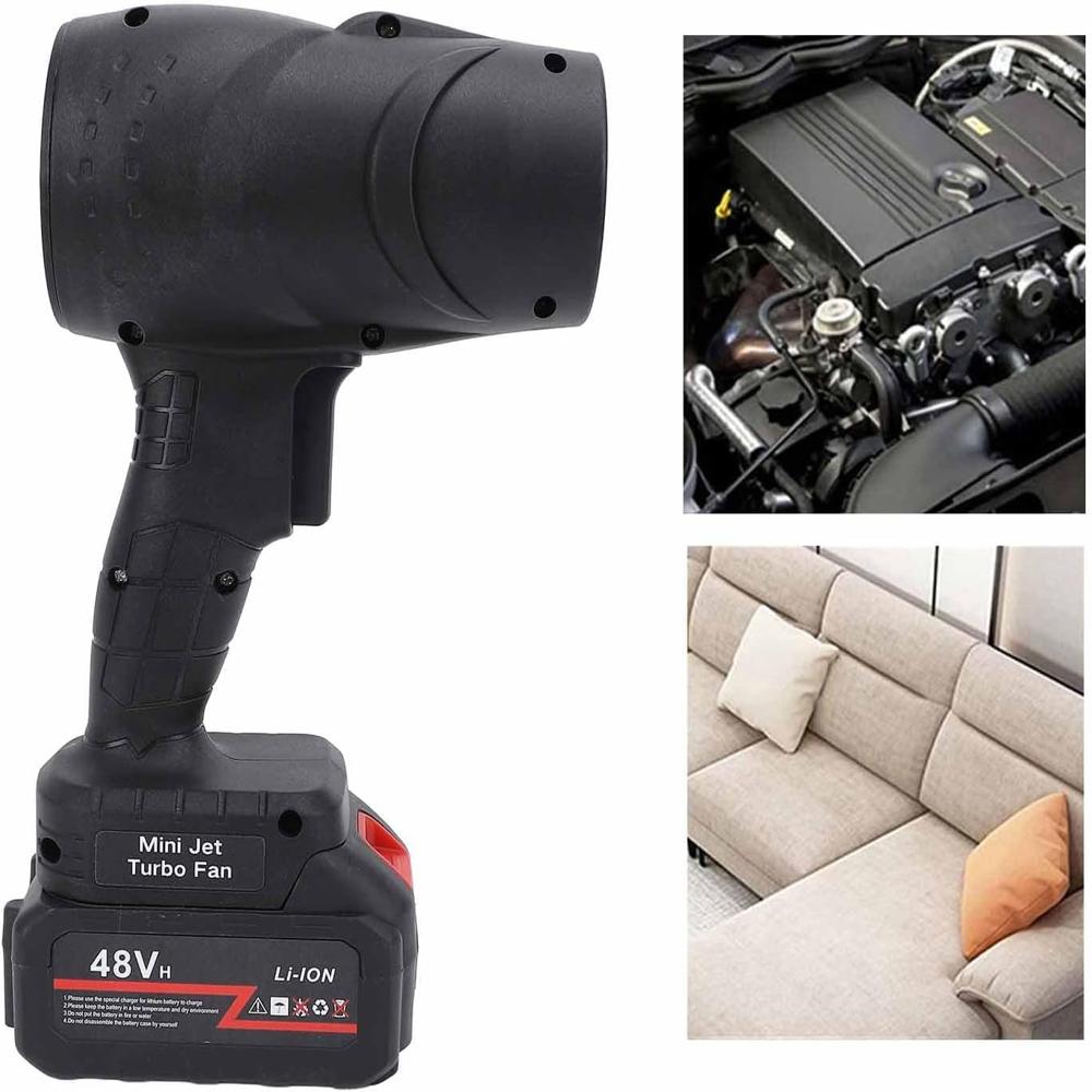 Electric Portable Air Blower - Color: Black