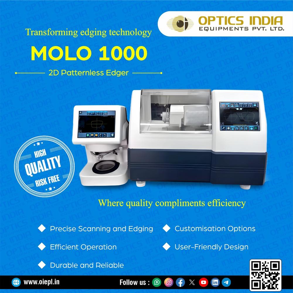 MOLO 1000 - 2D Patternless Auto Lens Edger 