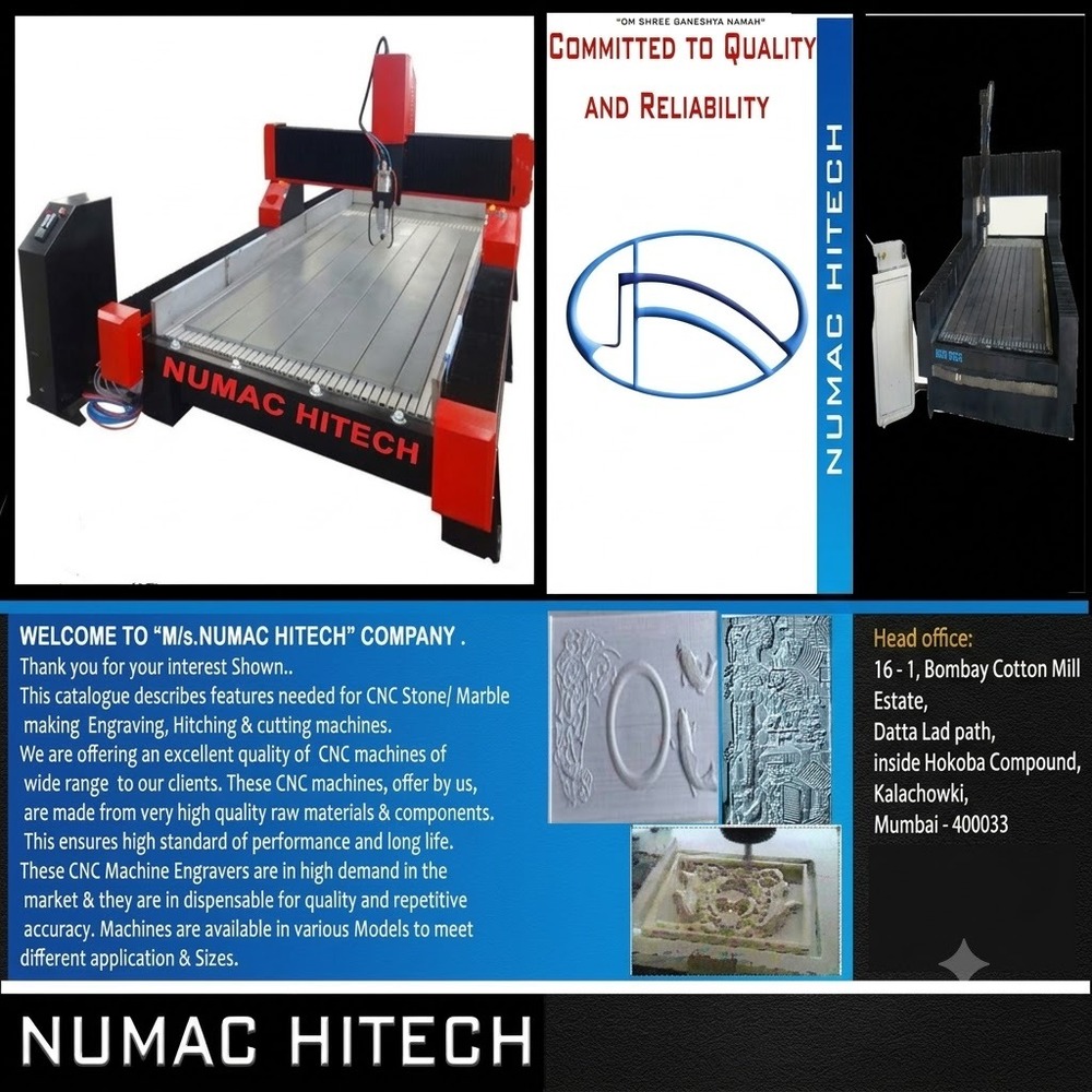 Double Head Stone Engraving CNC Router