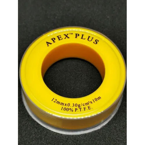 Yellow High Density Ptfe Teflon Tape - Density: 0.25 Gram Per Cubic Centimeter(G/Cm3)