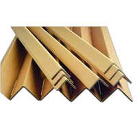 Paper Angle Board - Paper Material , Coated For Offset Printing, Brown Color, Moisture Proof, Nil Moisture Level For Industrial Packaging