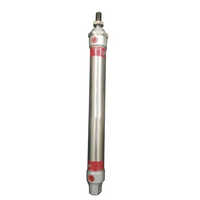 Stainless Steel Heavy Duty Pneumatic Cylinder - Standard Size , Silver Color , Industrial Strength For Manufacturing And Material Handling