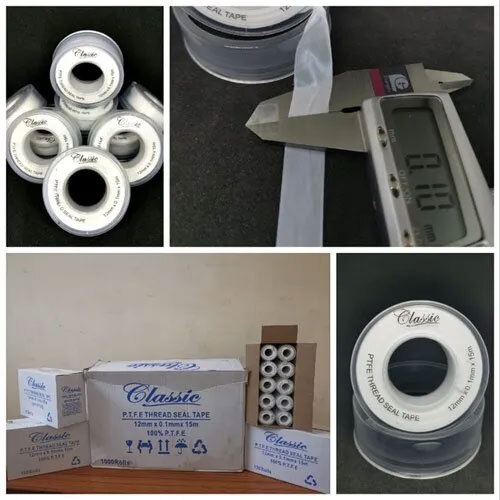 Ptfe Teflon Tape 15 Meter - Density: 0.45 Gram Per Cubic Centimeter(G/Cm3)