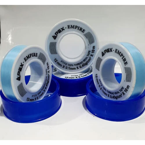 Blue Ptfe Tape - Density: 0.30 Milligram Per Cubic Meter (Mg/M3)