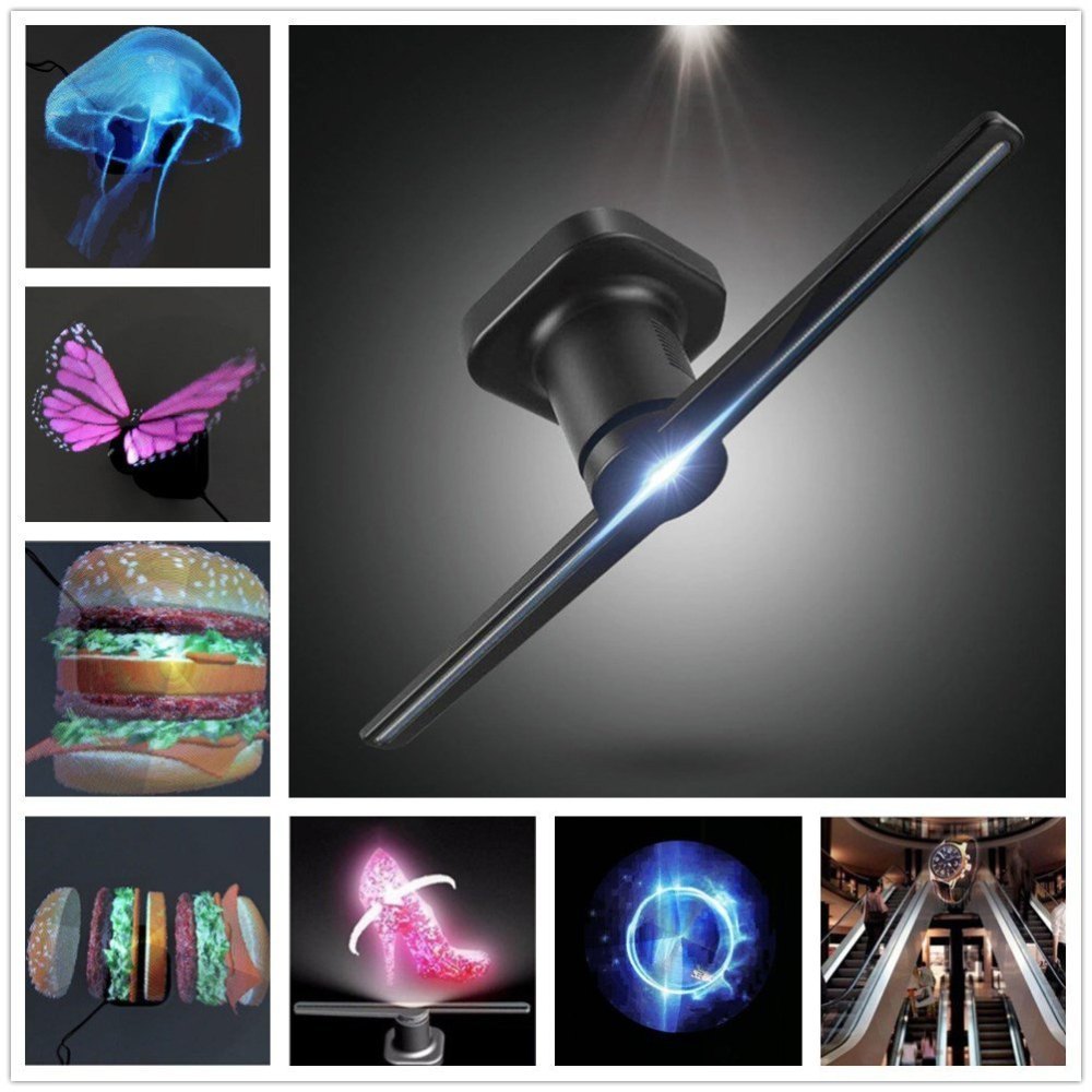 3d hologram display fan 42 cm