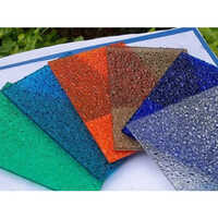 Embossed Polycarbonate Sheet - 6mm Thickness, Multicolor Options | Sturdy Roofing Material With Polished Surface And Stylish Aesthetic Design