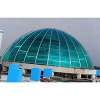 Polycarbonate Multiwall Dome Sheet - Polycarbonate, Various Sizes, Polished Surface, Blue Color | Insulated Roofing For Commercial And Residential Use