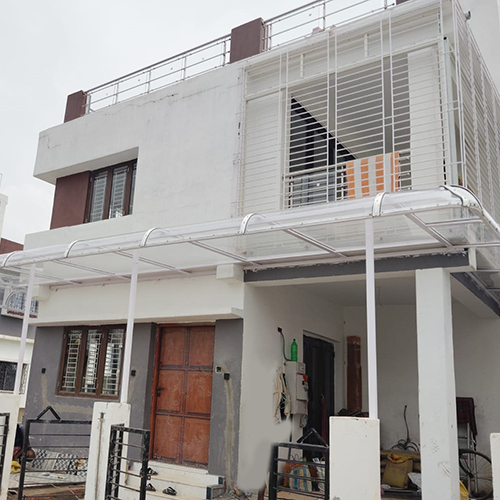 Polycarbonate Profile Sheet - Polycarbonate Material, Various Sizes , Transparent Polished Surface Ideal For Roofing And Natural Light Applications