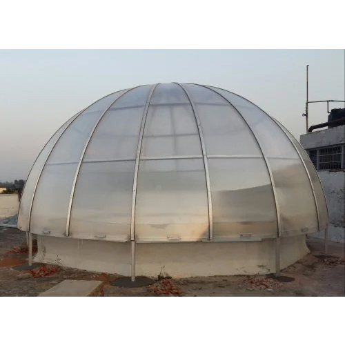 Polycarbonate Dome Shed - Color: Grey