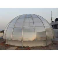 Polycarbonate Dome Shed - High-quality Polycarbonate Material, Varying Sizes, Sleek Grey Color, Polished Surface For Versatile Roofing Applications