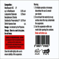 Moxifloxacin Loteprednol Etabonate Ophthalmic suspension