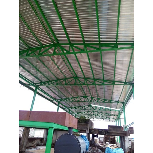 Industrial Prefabricated Factory Shed - Color: Silver