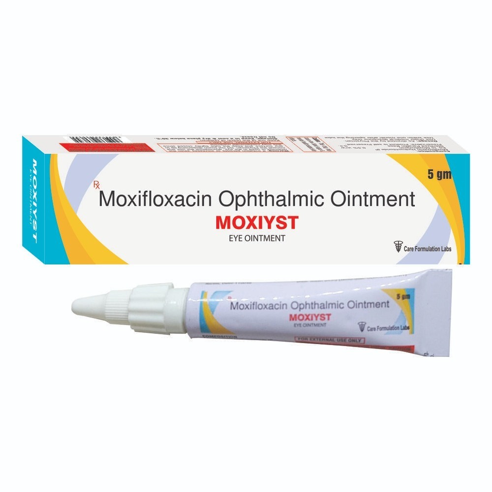 Moxifloxacin Hydrochloride +paraffin Oinment