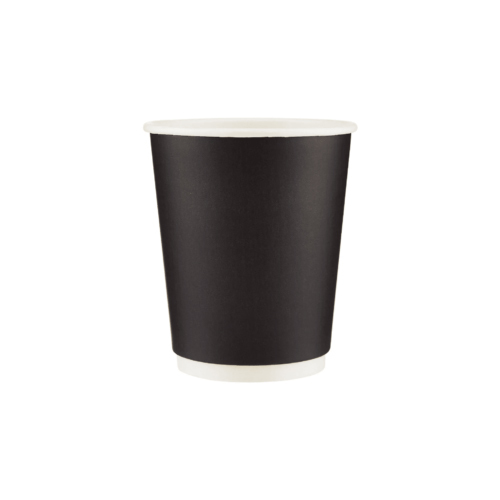 Double Wall Paper Cup - Color: Black