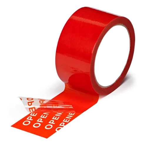 Security Packaging Tape - Color: Red