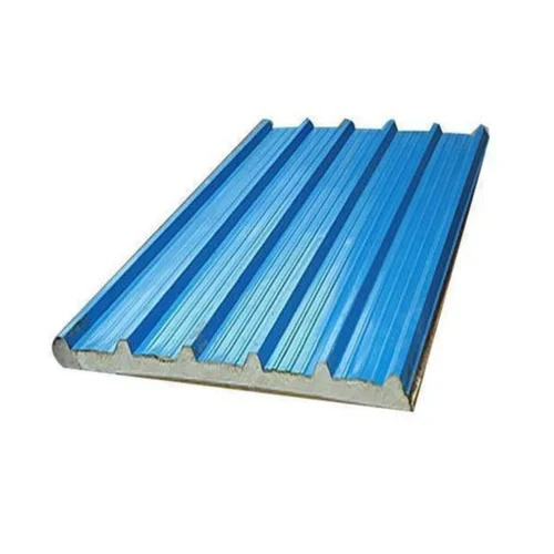 Insulated Roof Puf Panel - Color: Blue